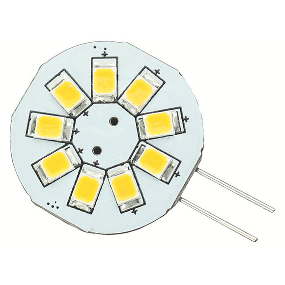 Lunasea G4 8 LED Side Pin Light Bulb - 12VAC or 10-30VDC/1.2W/123 Lumens - Warm White [LLB-216W-21-00] - Point Supplies Inc.