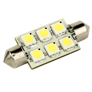 Lunasea Single-Sided 6 LED Festoon - 10-30VDC/1.5W/97 Lumens - Warm White [LLB-186W-21-00] - Point Supplies Inc.