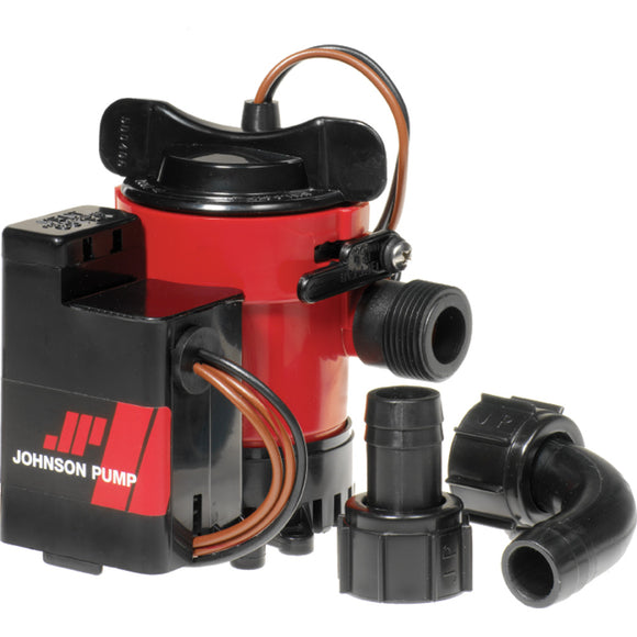 Johnson Pump Cartridge Combo 1000GPH Auto Bilge Pump w/Switch - 12V [05903-00] - Point Supplies Inc.