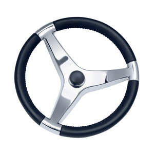 Schmitt  Ongaro Evo Pro 316 Cast Stainless Steel Steering Wheel - 13.5"Diameter [7241321FG] - Point Supplies Inc.