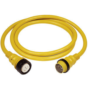 Marinco 50Amp 125/250V Shore Power Cable - 25' - Yellow [6152SPP-25] - Point Supplies Inc.