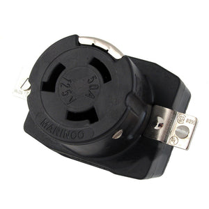 Marinco 6370CR 50Amp/125V Wire Dockside Receptacle [6370CR] - Point Supplies Inc.