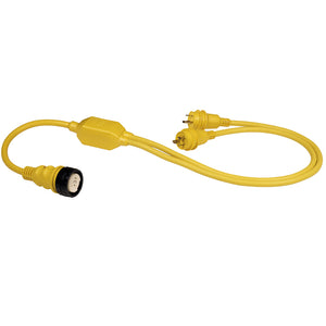 Marinco RY504-2-30 50A Female to 2-30A Male Reverse "Y" Cable [RY504-2-30] - Point Supplies Inc.