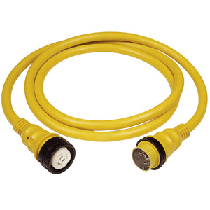 Marinco 50A 125V Shore Power Cable - 25' - Yellow [6153SPP-25] - Point Supplies Inc.