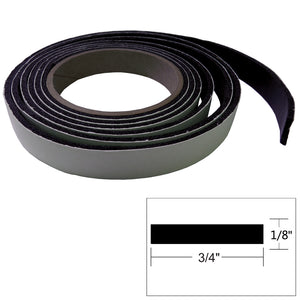 TACO Hatch Tape 8'L x "H x "W - Black [V30-0744B8-2] - Point Supplies Inc.