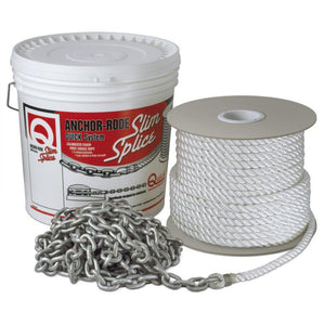 Quick Anchor Rode 20' of 10mm Chain and 200' of " Rope [FVC100358220A00] - Point Supplies Inc.