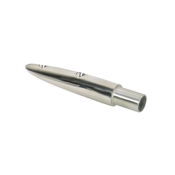 Whitecap 16-1-2 Degree Rail End (End-Out) - 316 Stainless Steel - 7-8
