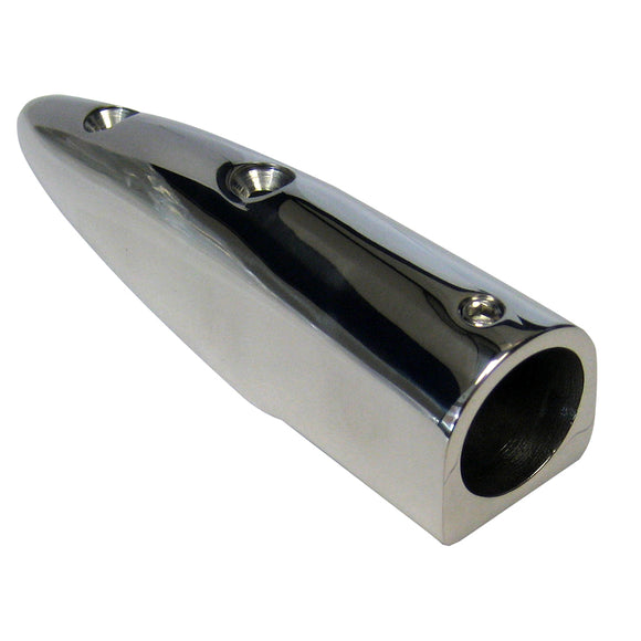 Whitecap 5-1-2 Degree Rail End (End-In) - 316 Stainless Steel - 7-8