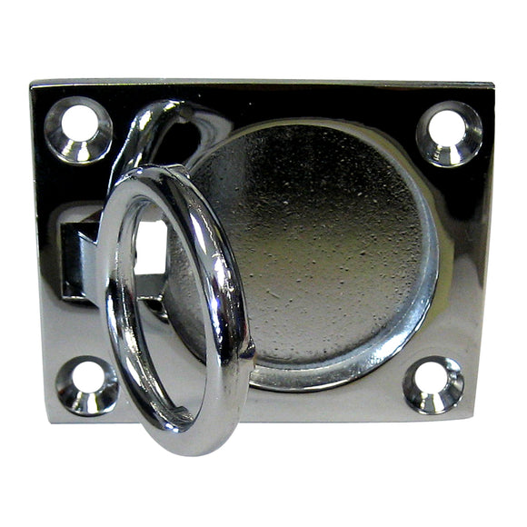 Whitecap Flush Pull Ring - CP-Brass - 2