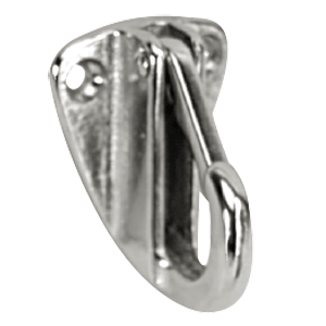 Whitecap Fender Hook - CP-Brass - 1-9-16" x 1-3-16" [S-977C] - point-supplies.myshopify.com
