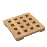 Whitecap Teak Small Square Trivet - 6" [62420] - point-supplies.myshopify.com