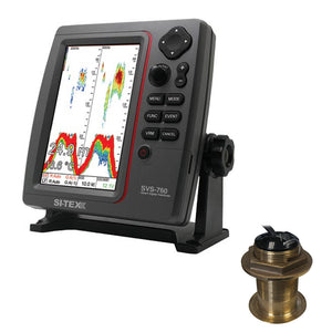 SI-TEX SVS-760 Dual Frequency Sounder 600W Kit w/Bronze 20 Degree Transducer [SVS-760B60-20] - Point Supplies Inc.