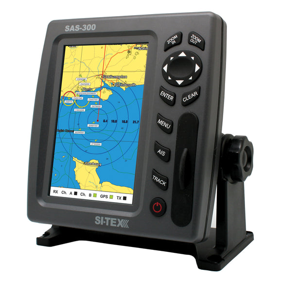 SI-TEX SAS-300 AIS Class B Transceiver w/External GPS Antenna [SAS-300-2] - Point Supplies Inc.