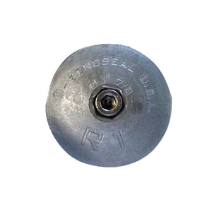 Tecnoseal R1 Rudder Anode - Zinc - 1-7/8" Diameter [R1] - Point Supplies Inc.