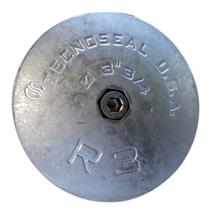 Tecnoseal R3 Rudder Anode - Zinc - 3-3/4" Diameter [R3] - Point Supplies Inc.