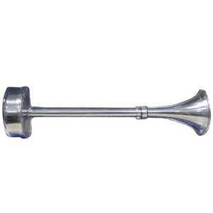 Schmitt  Ongaro Standard Single Trumpet Horn -12V- Stainless Exterior [10025] - Point Supplies Inc.
