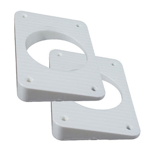TACO Wedge Plates f/Grand Slam Outriggers - White [WP-150WHA-1] - Point Supplies Inc.