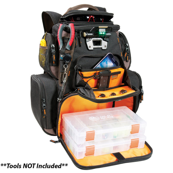 Wild River Tackle Tek Nomad XP - Lighted Backpack w- USB Charging System w-2 PT3600 Trays [WT3605] - point-supplies.myshopify.com