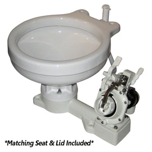 Raritan Fresh Head - Fresh Water Flush - Manual - Household Style - Right Hand Operation [25H00] - Point Supplies Inc.