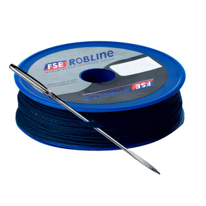 Robline Waxed Tackle Yarn Whipping Twine Kit w/Needle - Dark Navy Blue - 0.8mm x 40M [TY-KITBLU] - Point Supplies Inc.