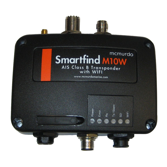 McMurdo SmartFind M10W Class B AIS Transponder W/Wifi [21-200-002A] - Point Supplies Inc.