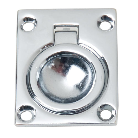 Perko Flush Ring Pull - Chrome Plated Zinc [0841DP0CHR] - Point Supplies Inc.