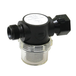 Shurflo by Pentair Swivel Nut Strainer - 1/2" Pipe Inlet - Clear Bowl [255-315] - Point Supplies Inc.