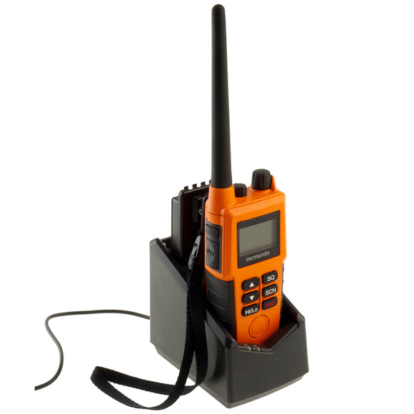 McMurdo R5 GMDSS VHF Handheld Radio - Pack A - Full Feature Option [20-001-01A] - Point Supplies Inc.
