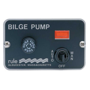 Rule Deluxe 3-Way Panel Lighted Switch f/Auto Float 24/32VDC [42] - Point Supplies Inc.