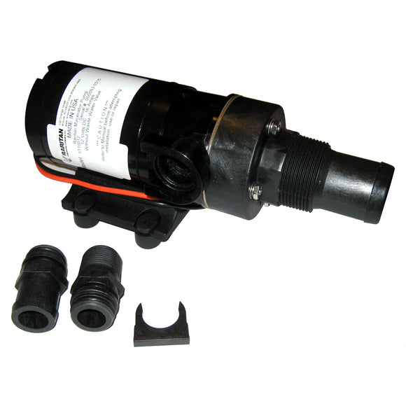 Raritan Macerator Pump - 12v w/Barb Adapter [5310012] - Point Supplies Inc.