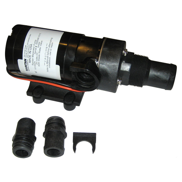 Raritan Macerator Pump - 24v w/Barb Adapter [5310024] - Point Supplies Inc.
