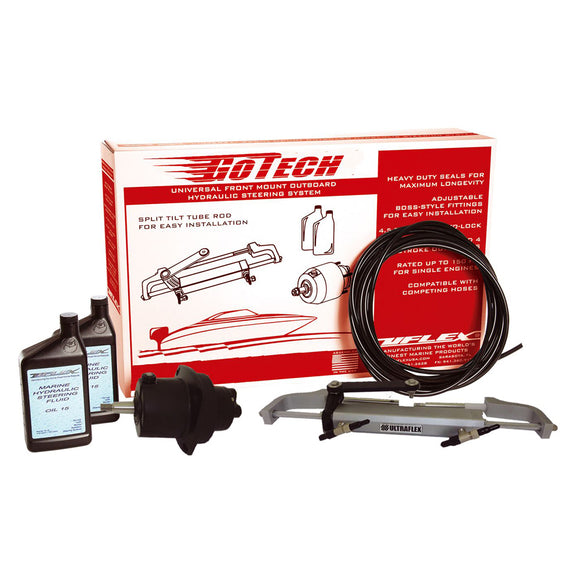 UFlex GoTech 1.0 Universal Front Mount Outboard Hydraulic Steering System [GOTECH 1.0] - Point Supplies Inc.