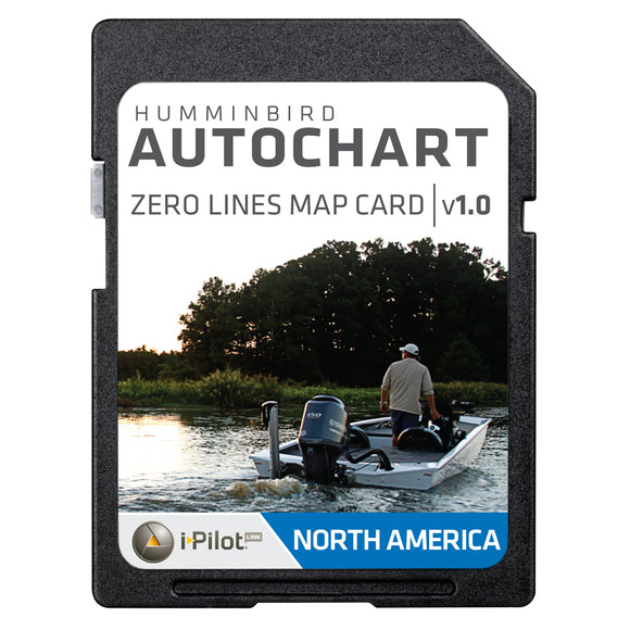 Humminbird AutoChart Zero Lines Map Card [600033-1] - Point Supplies Inc.