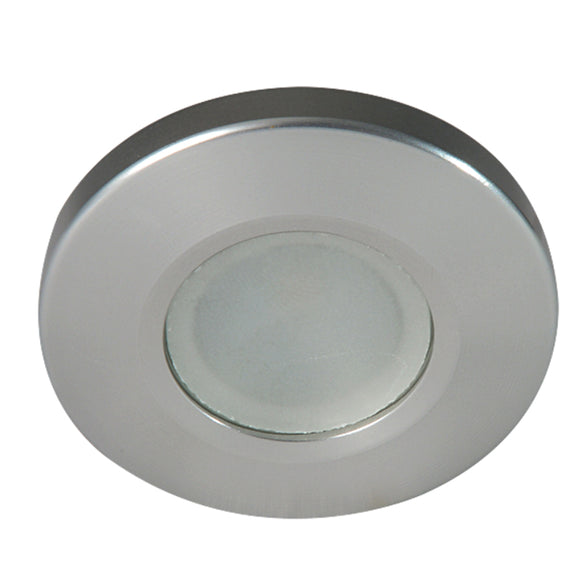 Lumitec Orbit Spetrum Flush Mount Down Light - Brushed Housing - White Dimming & Red/Blue Non-Dimming [112507] - Point Supplies Inc.