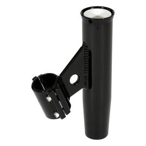 Lee's Clamp-On Rod Holder - Black Aluminum - Vertical Mount - Fits 1.050 O.D. Pipe [RA5001BK] - Point Supplies Inc.