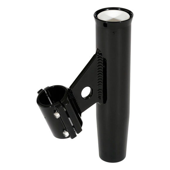 Lee's Clamp-On Rod Holder - Black Aluminum - Vertical Mount - Fits 1.315 O.D. Pipe [RA5002BK] - Point Supplies Inc.
