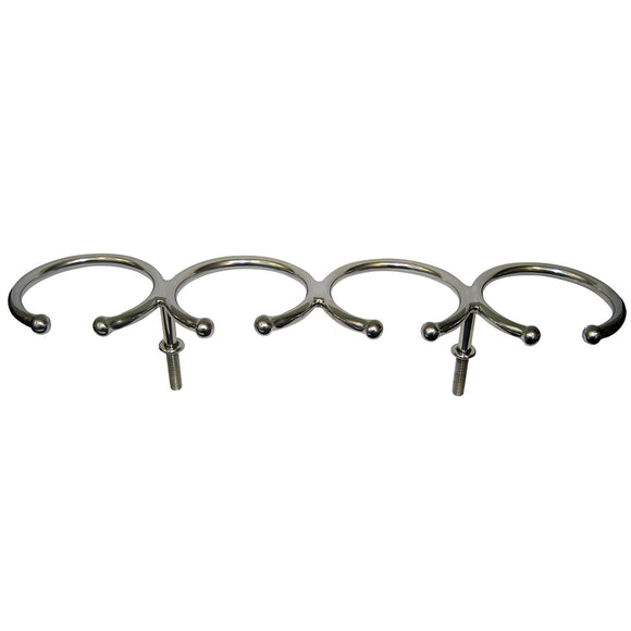Whitecap Top Mount Ring SS Cup Holder - 4-Drink - Stud Mount [S-3515] - point-supplies.myshopify.com