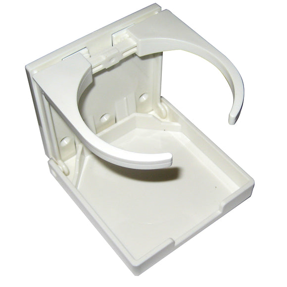 Whitecap Folding Drink Holder - White Nylon [S-5086P] - point-supplies.myshopify.com