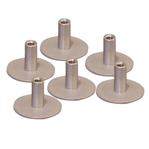 Weld Mount Stainless Steel Standoff 1.25" Base  1-4" x 20 Thread .75    Tall - 6-Pack [142012304] - point-supplies.myshopify.com