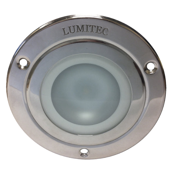 Lumitec Shadow - Flush Mount Down Light - Polished Finish - Spectrum RGBW [114117] - Point Supplies Inc.