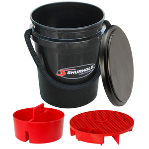 Shurhold One Bucket Kit - 5 Gallon - Black [2462] - Point Supplies Inc.