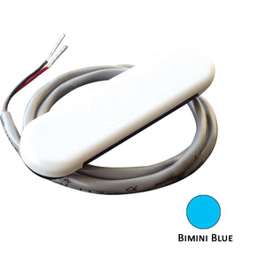 Shadow-Caster Courtesy Light w/2' Lead Wire - White ABS Cover - Bimini Blue - 4-Pack [SCM-CL-BB-4PACK] - Point Supplies Inc.