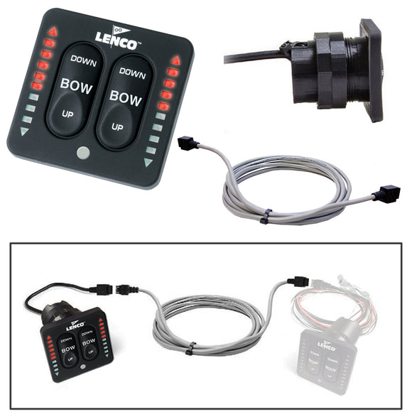Lenco Flybridge Kit f/ LED Indicator Key Pad f/All-In-One Integrated Tactile Switch - 40' [11841-004] - Point Supplies Inc.