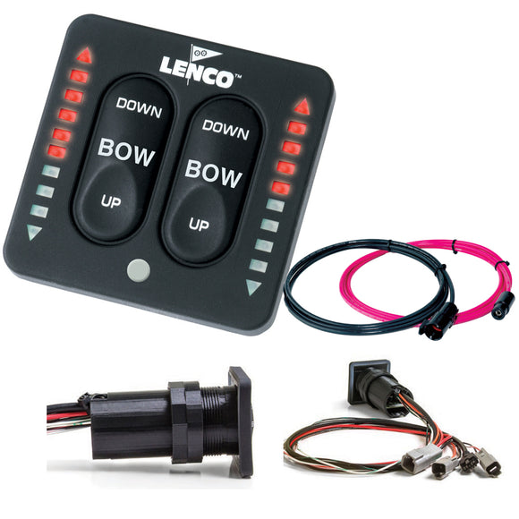 Lenco LED Indicator Integrated Tactile Switch Kit w/Pigtail f/Dual Actuator Systems [15171-001] - Point Supplies Inc.