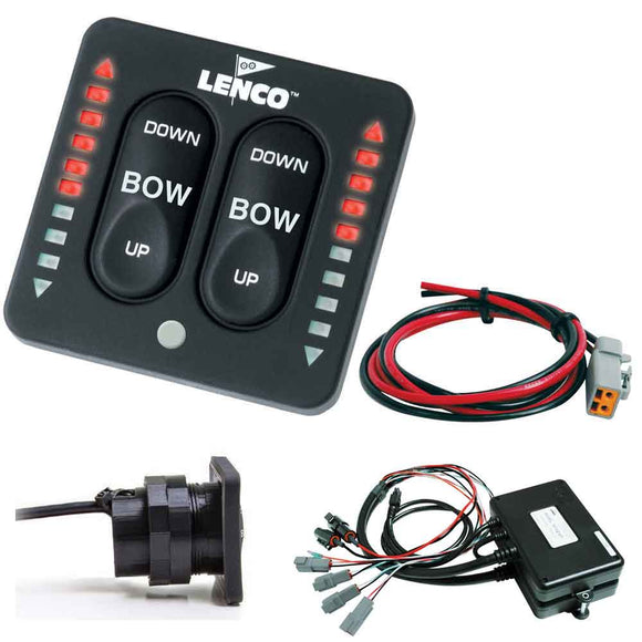 Lenco LED Indicator Two-Piece Tactile Switch Kit w/Pigtail f/Dual Actuator Systems [15271-001] - Point Supplies Inc.