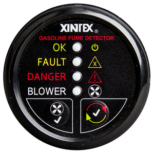 Xintex Gasoline Fume Detector & Blower Control w-Plastic Sensor - Black Bezel Display [G-1BB-R] - point-supplies.myshopify.com
