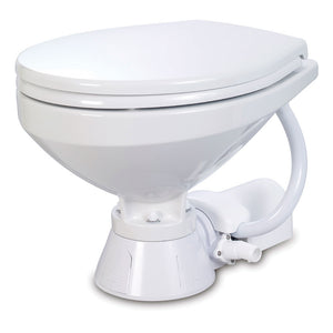 Jabsco Electric Marine Toilet - Regular Bowl w/Soft Close Lid - 12V [37010-4192] - Point Supplies Inc.