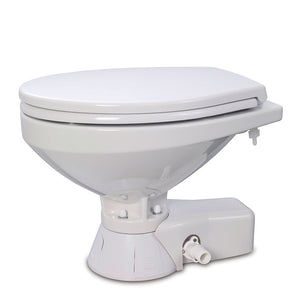 Jabsco Quiet Flush Freshwater Toilet - Compact Bowl - 24V [37045-3094] - Point Supplies Inc.