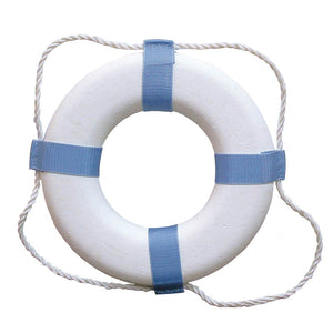 Taylor Made Decorative Ring Buoy - 20" - White/Blue - Not USCG Approved [372] - Point Supplies Inc.