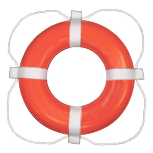 Taylor Made Foam Ring Buoy - 20" - Orange w/White Rope [363] - Point Supplies Inc.